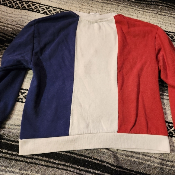Womens America color block crewneck, size small - Picture 4 of 11
